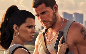 Jason and Lucia in Vice City